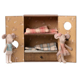 Ballet Mice in Dance Studio Little Brother and Sister