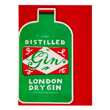 Card Gin Bottle
