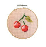 Cross Stitch Kit Cherries