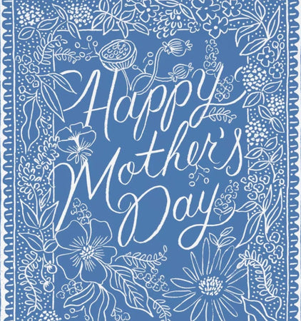 Mothers Day Card Delft Blue