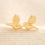 Bird Earrings Gold