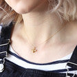 Bee Necklace Gold Plated