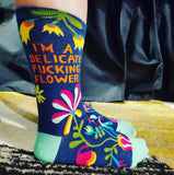 Socks Crew Delicate Flower