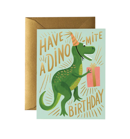 Birthday Card Have A Dino Mite