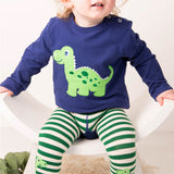 Top Long Sleeve Cotton Dino