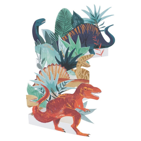 Concertina Card Dinosaurs