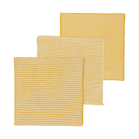 Cotton Knit Dishclothes Textured Citrus