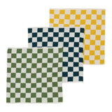 Cotton Knit Dishclothes Check Citrus