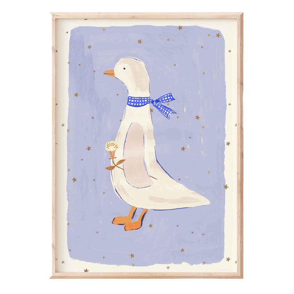 A4 Print Goose Print Vintage Nursery