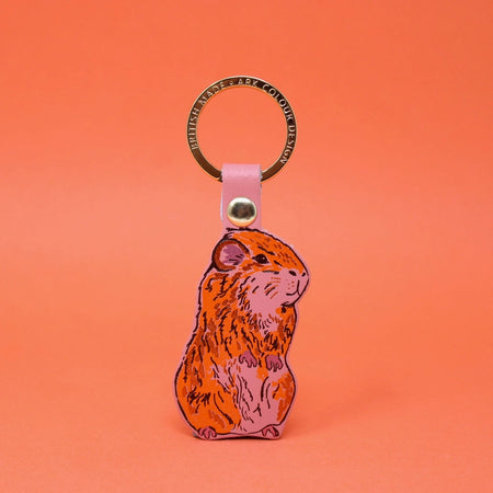 Leather Key Fob Guinea Pig
