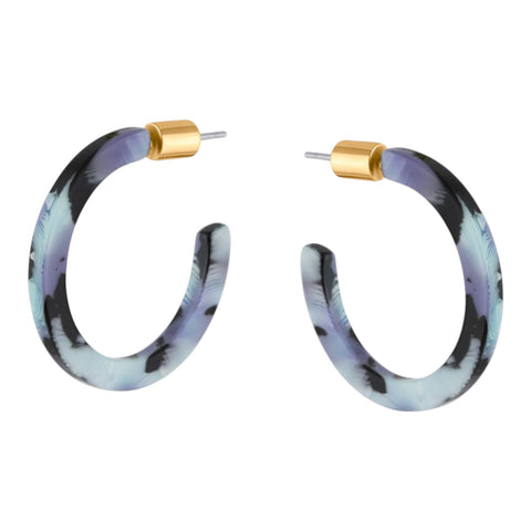 Hoop Earrings Resin Sylvia