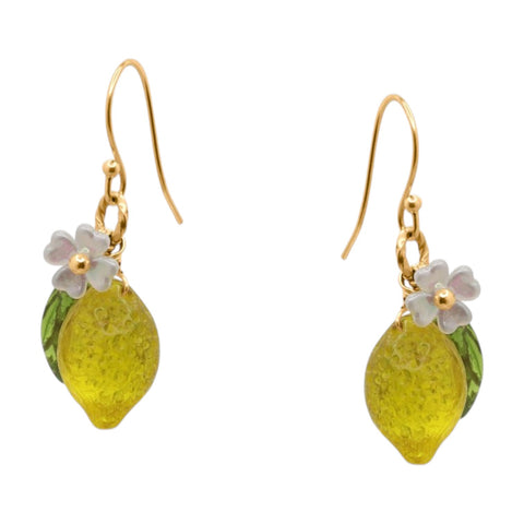 Drop Earrings Santorini Lemon