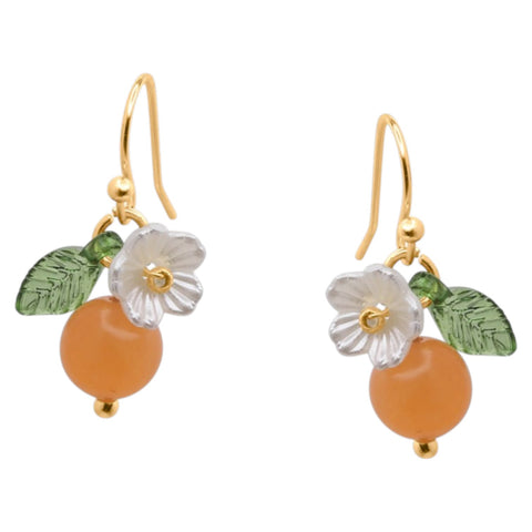 Drop Earrings Marina Tangerine
