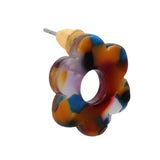 Stud Earrings Ines Petite Resin Flower