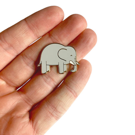Elephant Enamel Pin