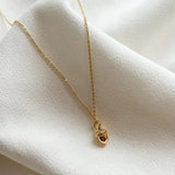 Acorn Pendant Necklace Gold