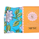 Eye Pillow Aromatherapy Chamomile Blue Floral