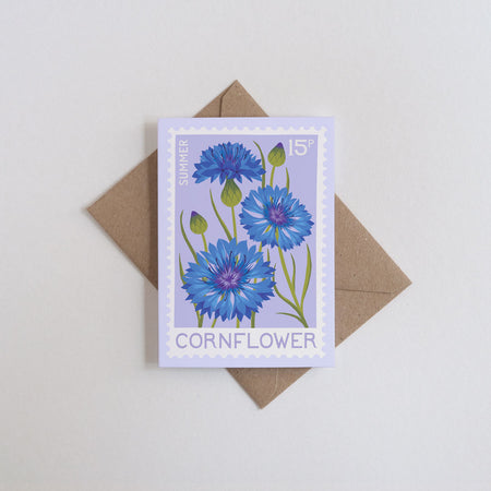Card Mini Cornflower