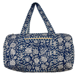 Duffle Bag Blue Flower
