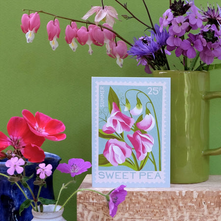 Card Mini Sweet Pea