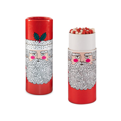 Matches In Cylinder Tube Father Christmas