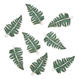 Patch Iron On Embroidered Fern