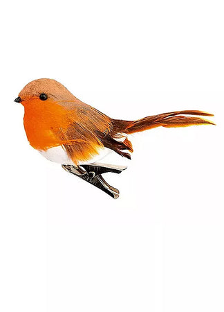 Christmas Robin Clip On