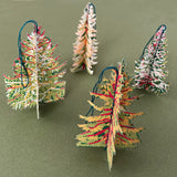 Christmas Decorations Forest Trees Set Of 4