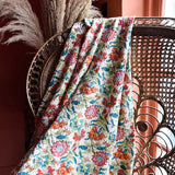 Kantha Throw Floral Garden