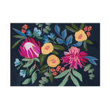 Floral Print A3 Navy Floral