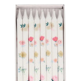 Party Candles Floral Patterned