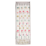 Party Candles Floral Patterned
