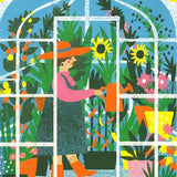 Card Die Cut Greenhouse