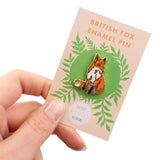 Fox Enamel Pin