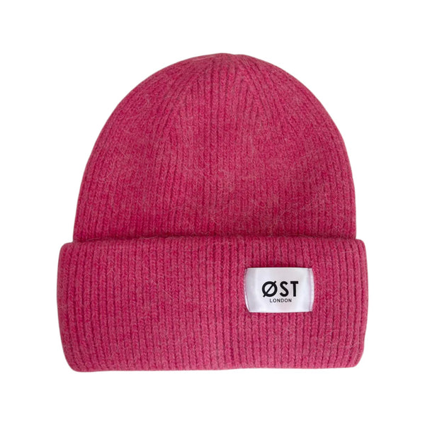 Hat Beanie Angora Fuchsia