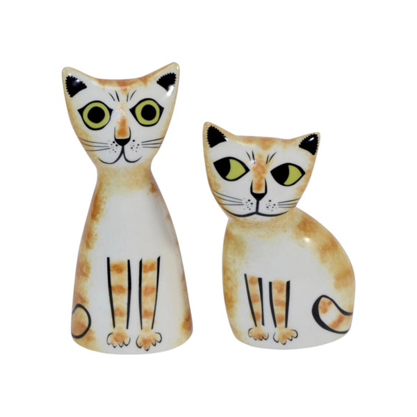 Salt And Pepper Shakers Ginger Cats