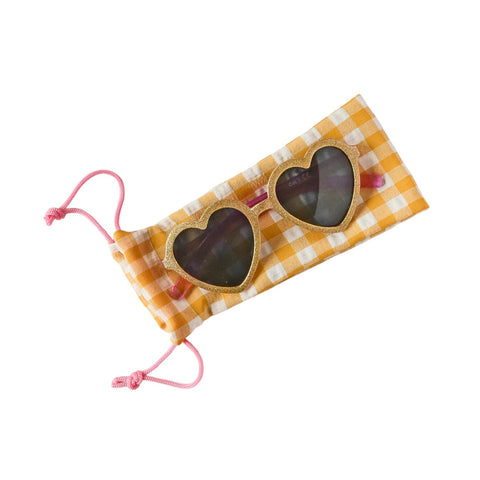 Sunglasses Glitter Heart