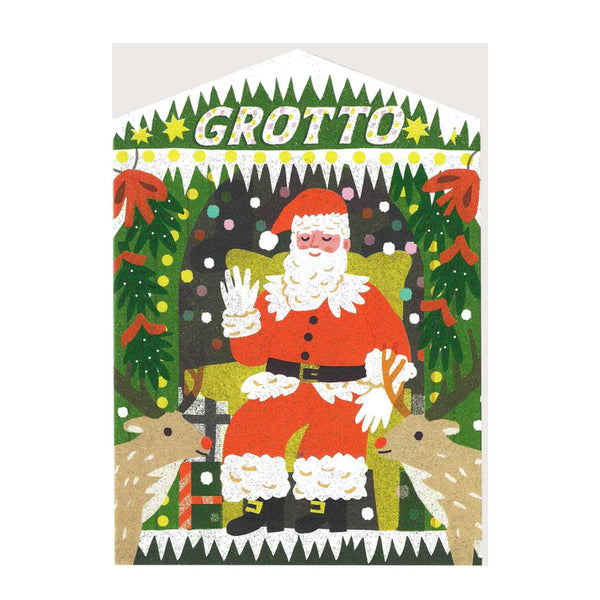 Card Christmas Grotto Die Cut Card