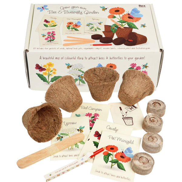 Growing Kit Flowers For Bees And Butterflies