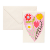 Card Anniversary Love Floral Heart