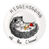 Plate China Hedgehogging All The Cheese