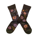 Bonne Maison Socks Mid Calf Herbier Terre d'Ombre