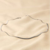 Necklace Herringbone Silver