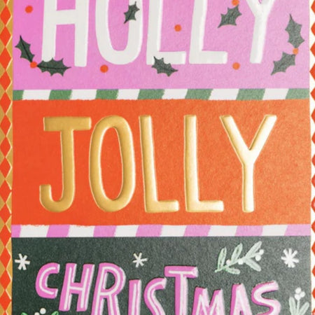 Christmas Card Holly Jolly