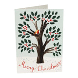 Christmas Card Holly Tree