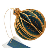 Bauble Honeycomb Yellow