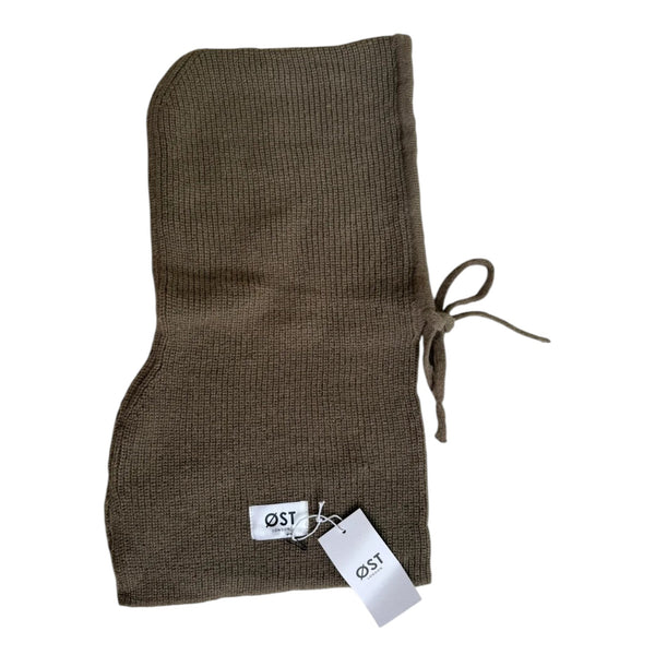 Knitted Hood Cashmere Blend Elefant