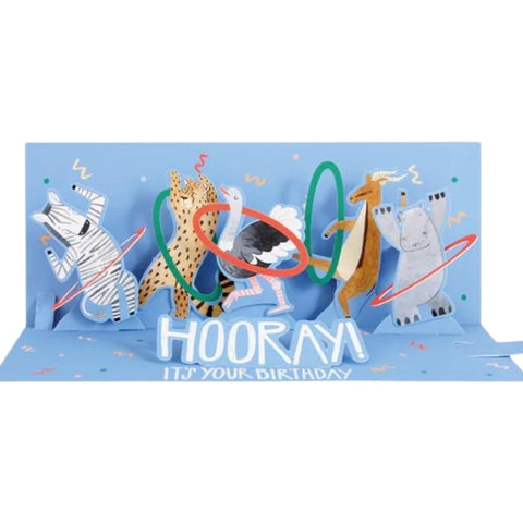 Birthday Card Pop Up Hula Hoop