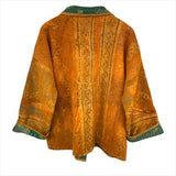 Jacket Kantha Reversible Rust Gold Diamond