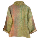 Jacket Kantha Reversible Spring Green